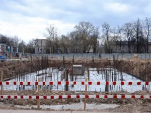 В Нижнем Новгороде залили первый бетон в основание фундамента будущего ЖК в рамках КРТ в районе улицы Самочкина